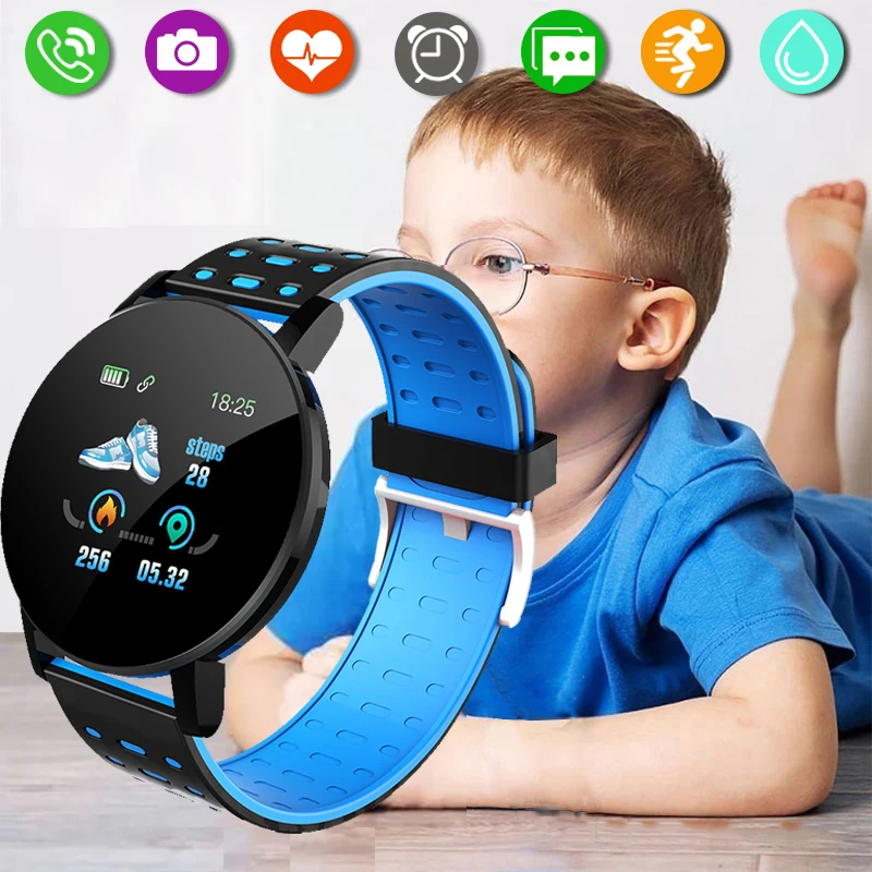 Smartwatch Digital Watches For Girls - Jam tangan pintar olahraga anak-anak, jam