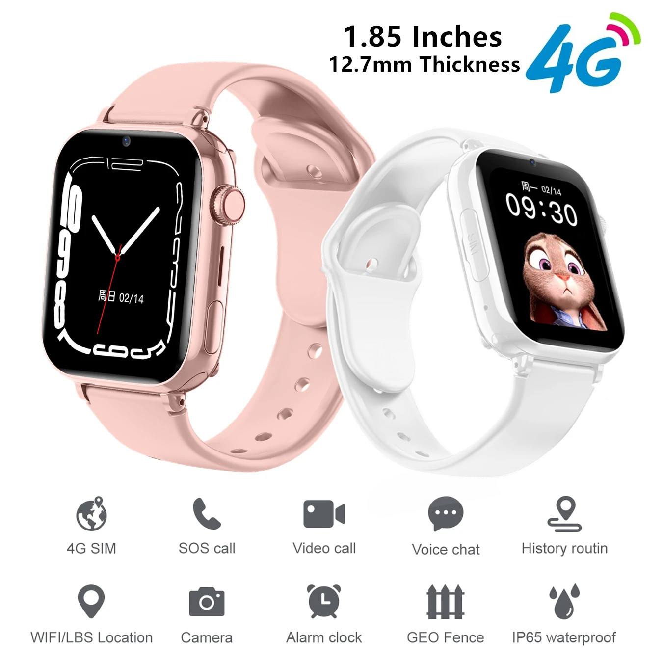 Smartwatch Digital Watches For Girls - Jam tangan pintar anak, panggilan GPS
