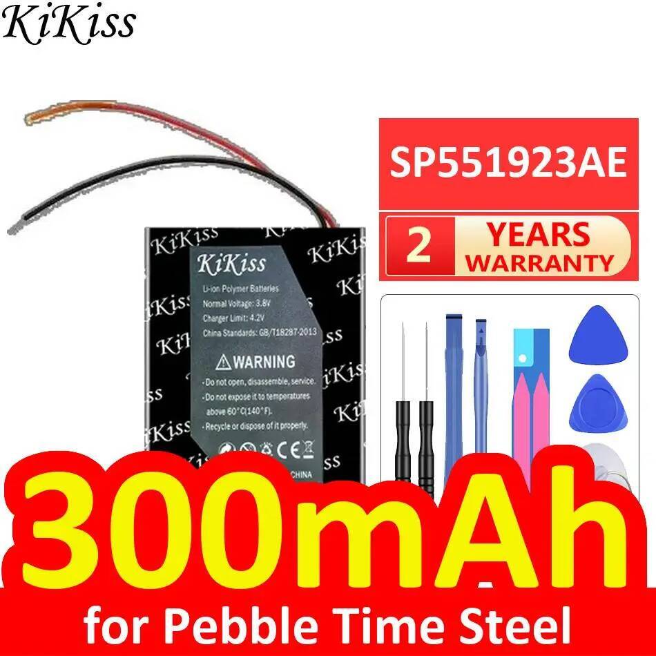 Smartwatch Pebble Watches - Baterai Jam Tangan Pintar SP551923AE 300Mah