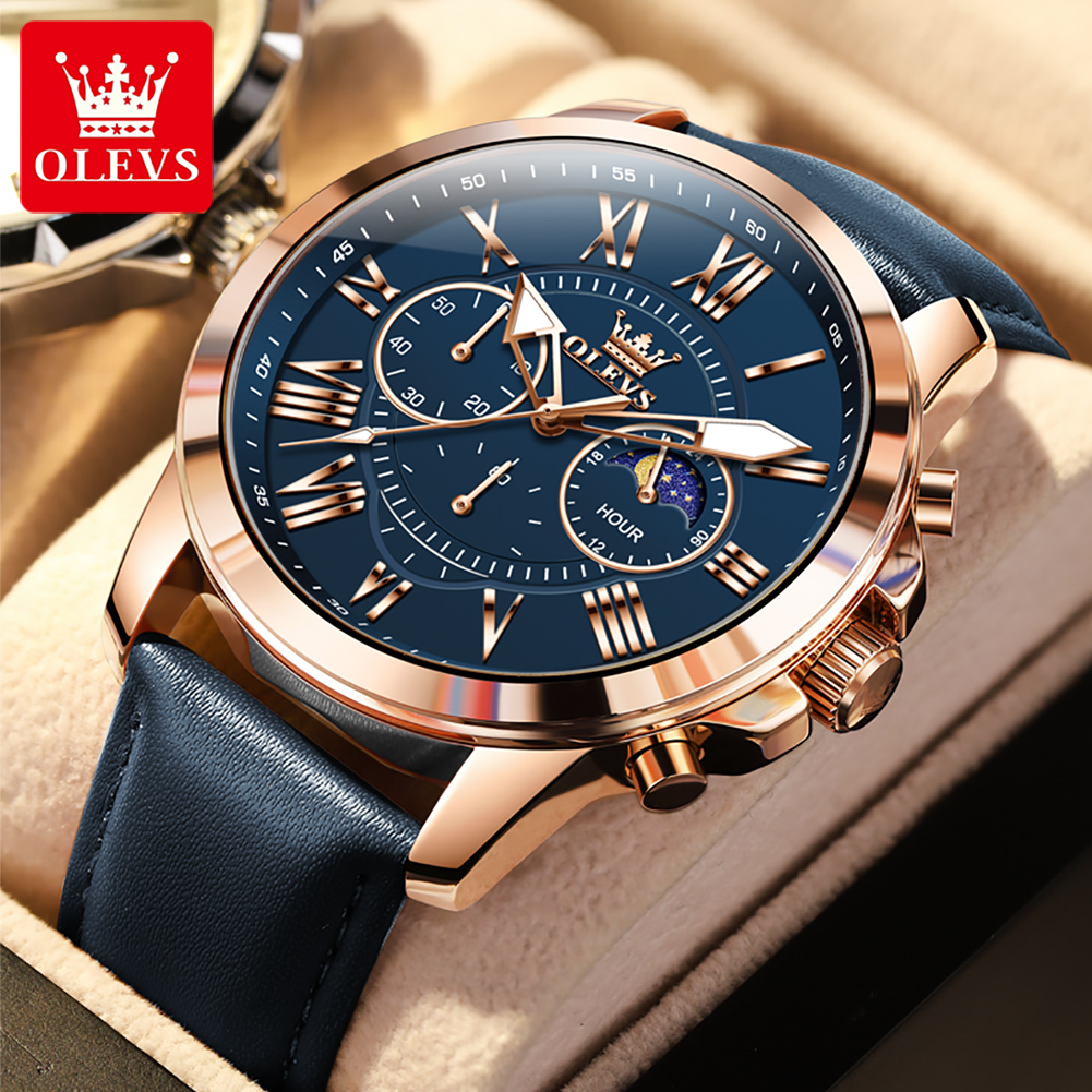 Smartwatch Branded Watches For Men - Jam Tangan Pria OLEVS 3632 Multifungsi
