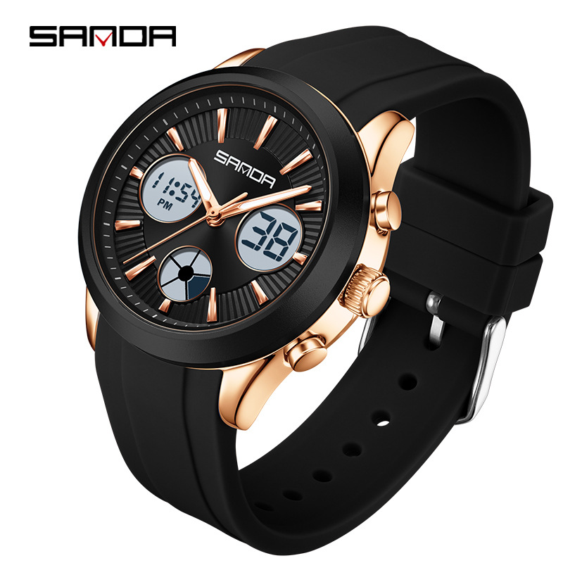 Smartwatch Sports Watches For Men - Jam tangan elektronik SANDA, jam tangan