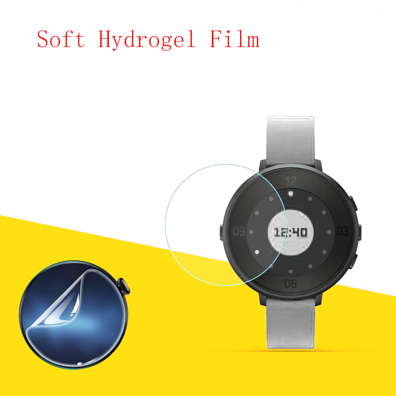 Smartwatch Pebble Watches - Film hidrogel lembut bening HD pelindung
