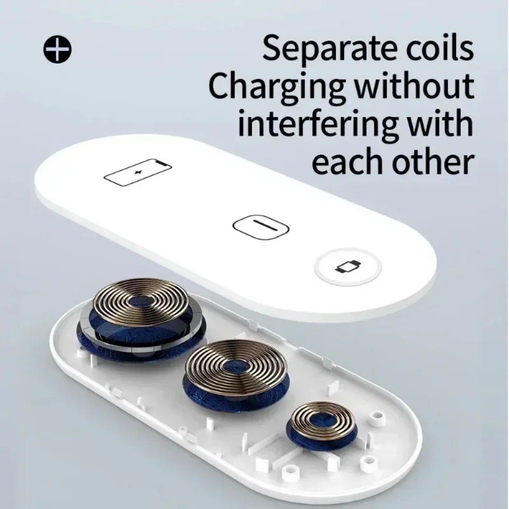 Watch Charging Dock - Alas Pengisi Daya Nirkabel 3-in-1, Stasiun