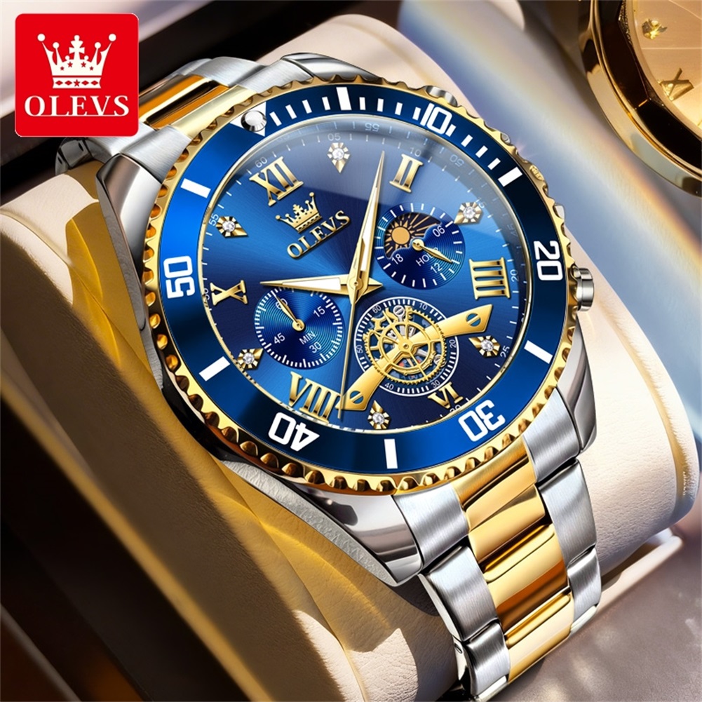 Smartwatch Luxury Watches - Jam Tangan Pria Mewah OLEVS Quartz