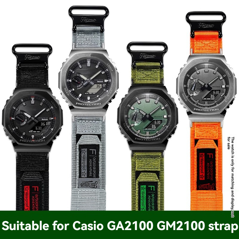 Casio Watch G-Shock Ga-2100 - Tali Jam Tangan Kanvas Nilon untuk