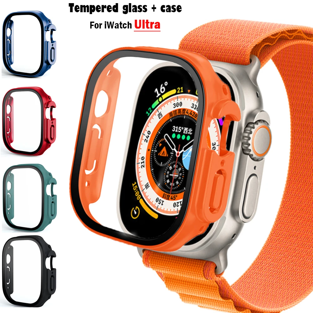 Smartwatch Luxury Watches - Kaca + casing untuk Apple Watch