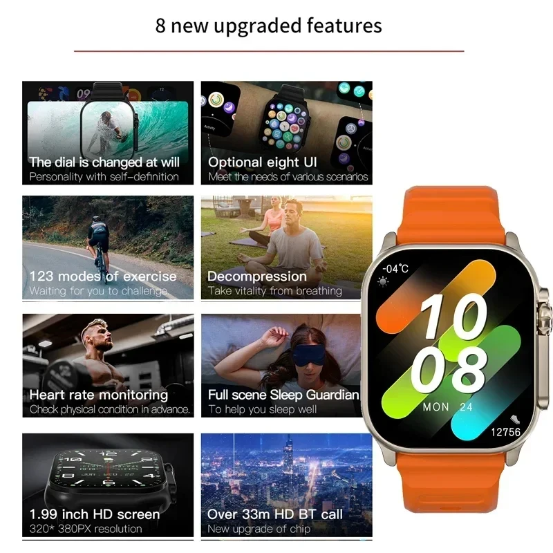 Jam Tangan Baru T10 Ultra Smar - Smartwatch New Watches For Women ulasan dan harga