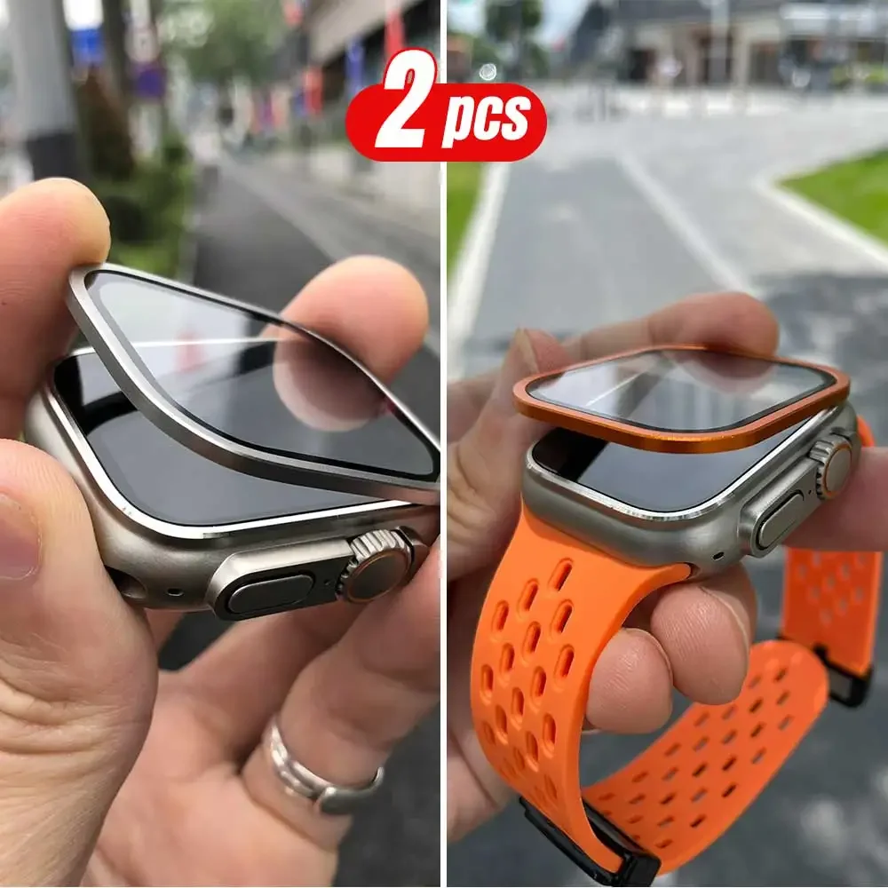 2 Buah Bingkai Logam Titanium  - Smartwatch Watches For Mens ulasan dan harga