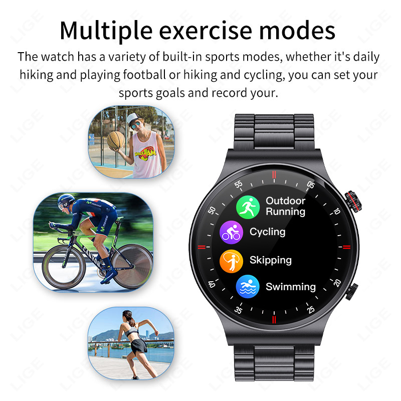 LIGE 2026 NFC Jam Tangan Pinta - Smartwatch Watches Gift For Women ulasan dan harga