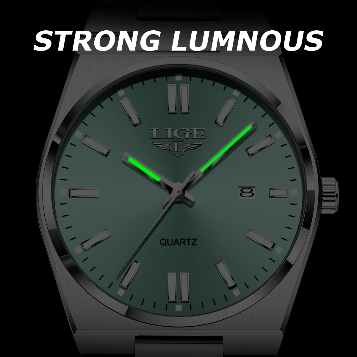 LIGE Jam Tangan Pria Bermerek  - Smartwatch Branded Watches For Men ulasan dan harga