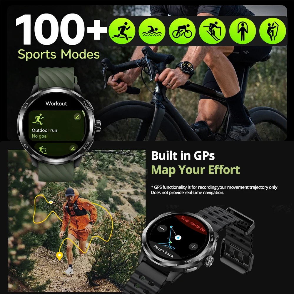 Jam Tangan Pintar Ulefone Armo - Smartwatch Watches For Mens ulasan dan harga
