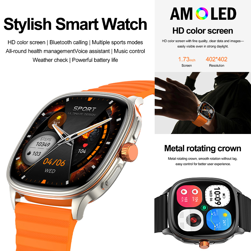 Jam Tangan Pintar YAOCX HK73 A - Smartwatch New Watches For Women ulasan dan harga