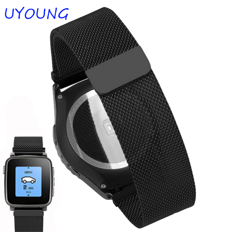 Tali Loop Milan 22mm untuk jam - Smartwatch Pebble Watches ulasan dan harga