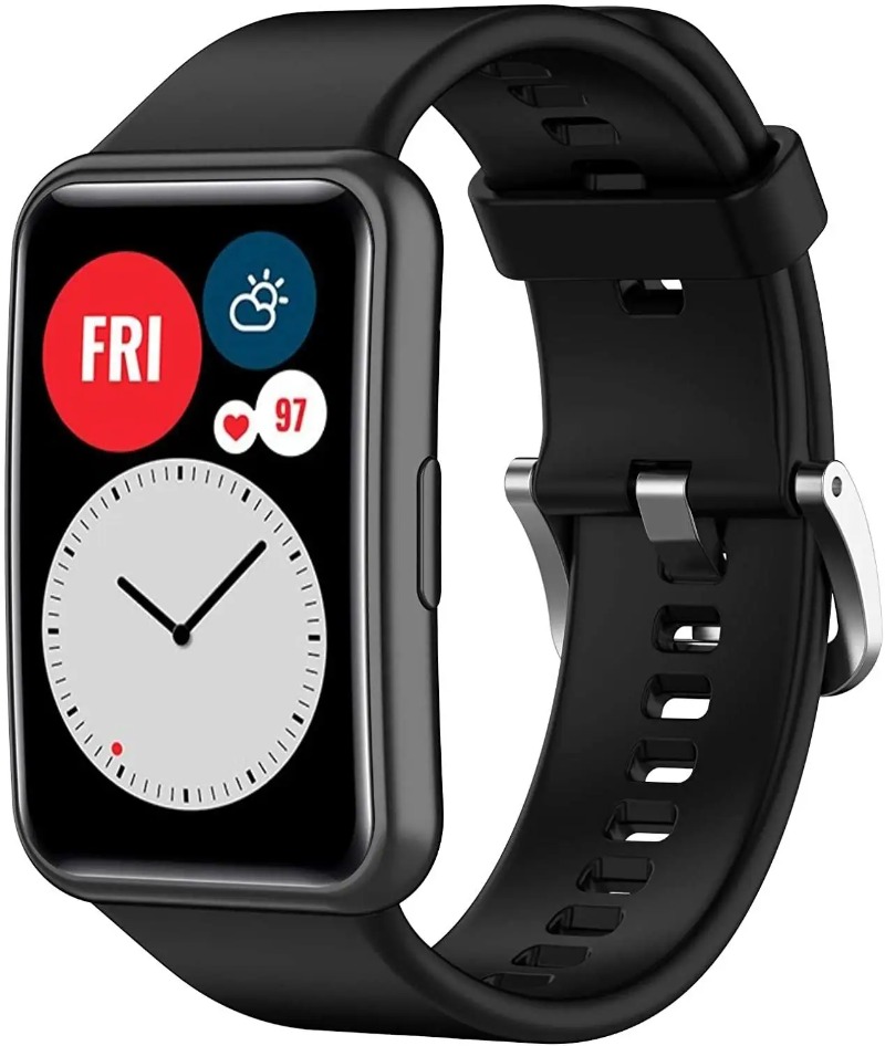 Tali Silikon Baru untuk Jam Ta - Huawei Smartwatch Watch Fit ulasan dan harga