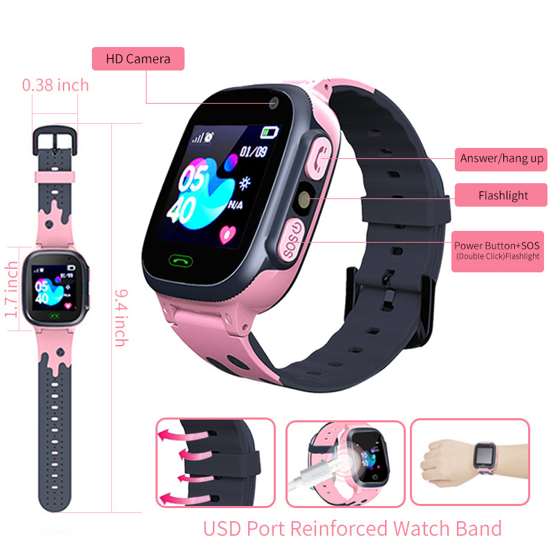 Jam Tangan Pintar Anak Jam Tan - Smartwatch Watches For Kid Boy ulasan dan harga