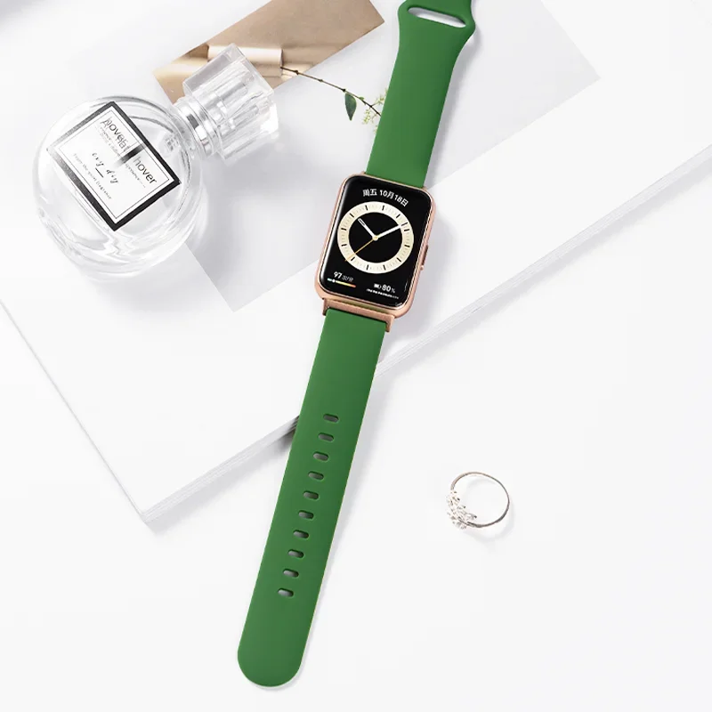 Gelang olahraga untuk jam tang - Huawei Smartwatch Watch Fit ulasan dan harga