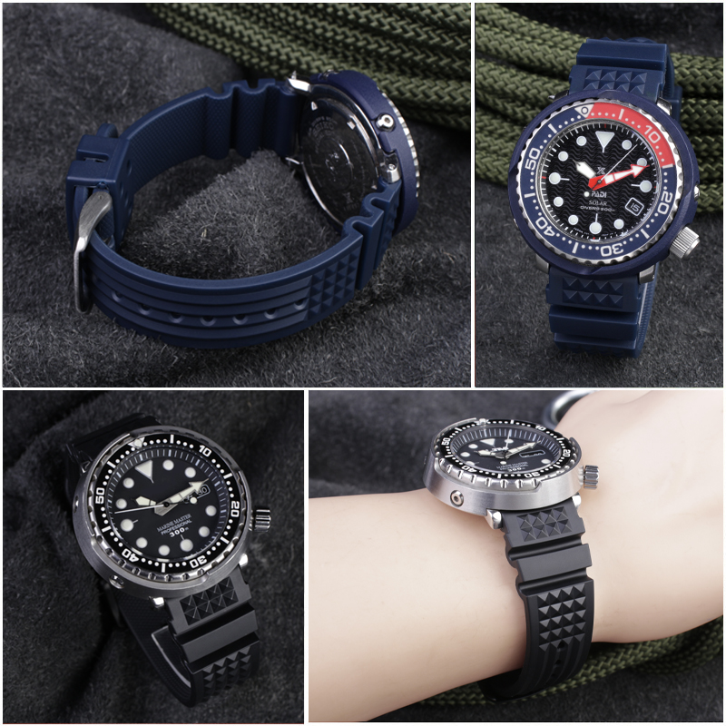 Tali jam tangan wafel karet le - Seiko Watch Prospex ulasan dan harga