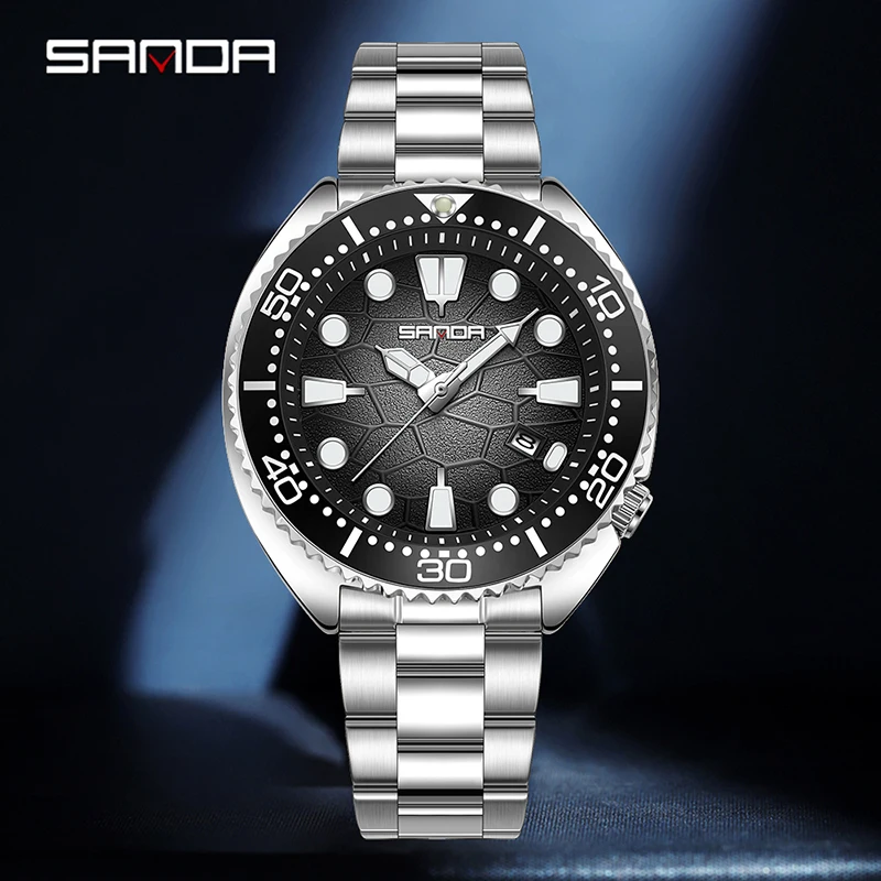SANDA Jam Tangan Kuarsa Pria F - Smartwatch Luxury Watches ulasan dan harga