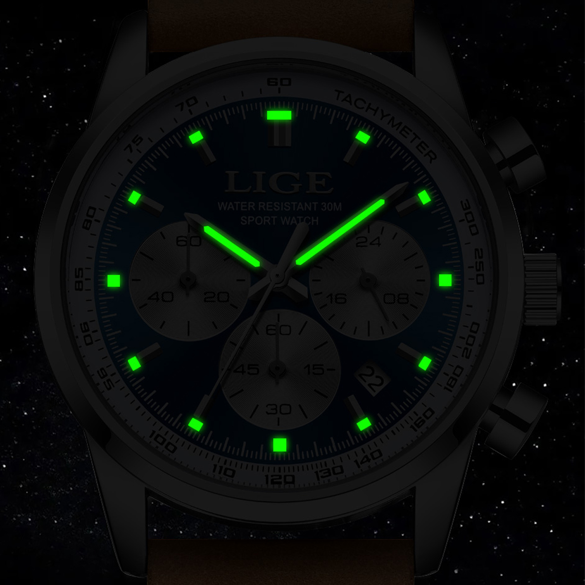 LIGE Jam Tangan Kuarsa Pria Be - Smartwatch Branded Watches For Men ulasan dan harga