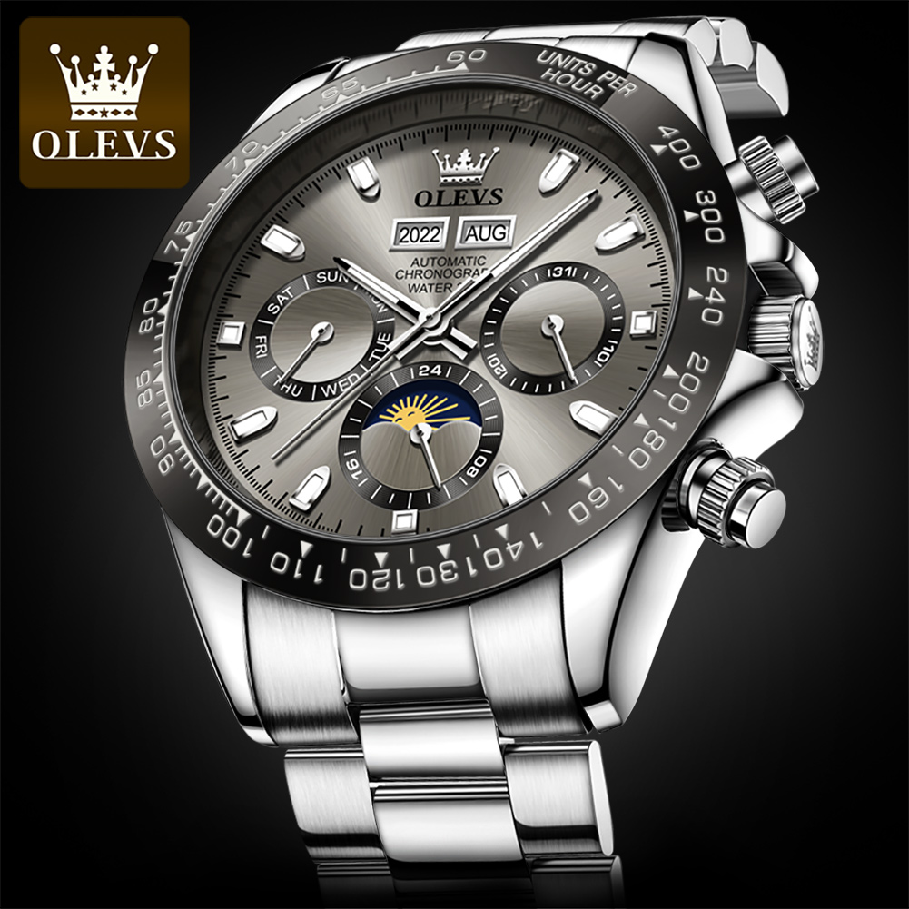 OLEVS jam tangan mekanis otoma - Omega Watch Seamaster ulasan dan harga
