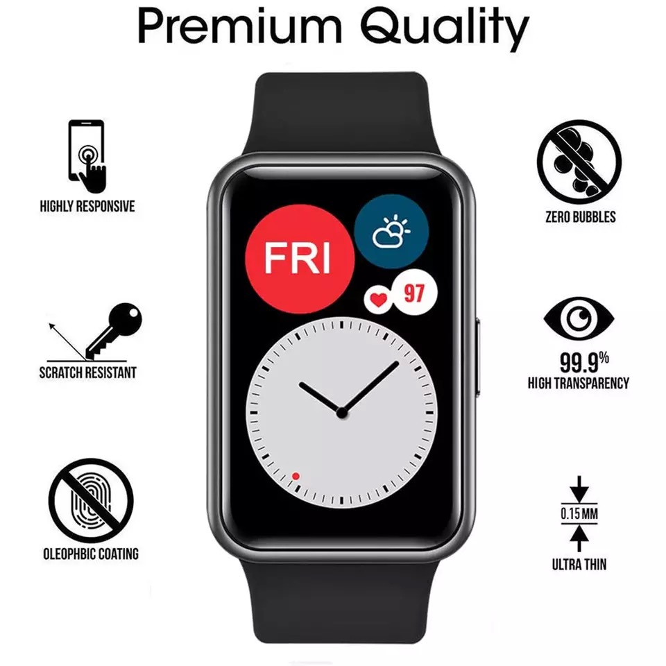 Kaca Pelindung Lembut Untuk Hu - Huawei Smartwatch Watch Fit ulasan dan harga