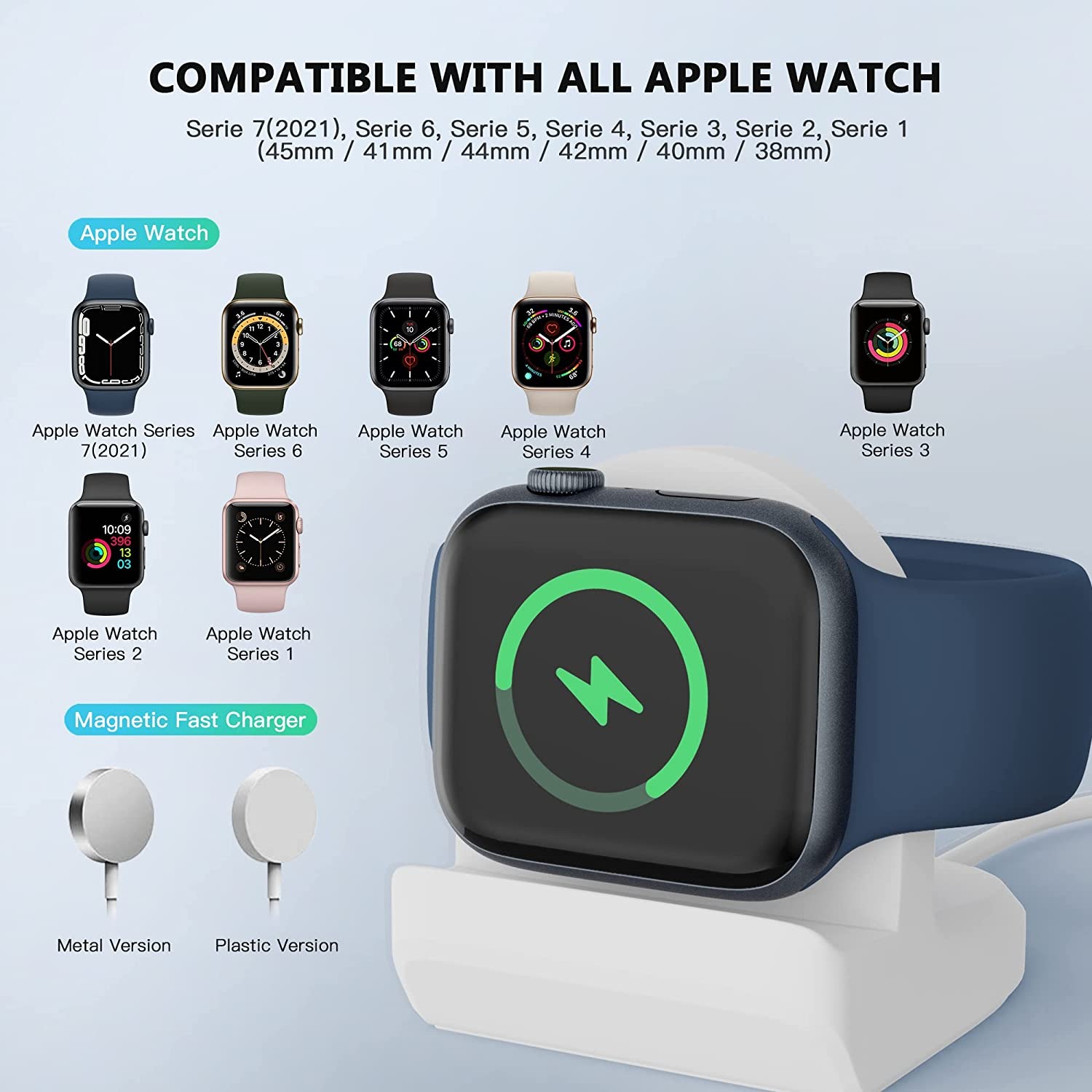 Dudukan pengisi daya silikon u - Watch Charging Dock ulasan dan harga