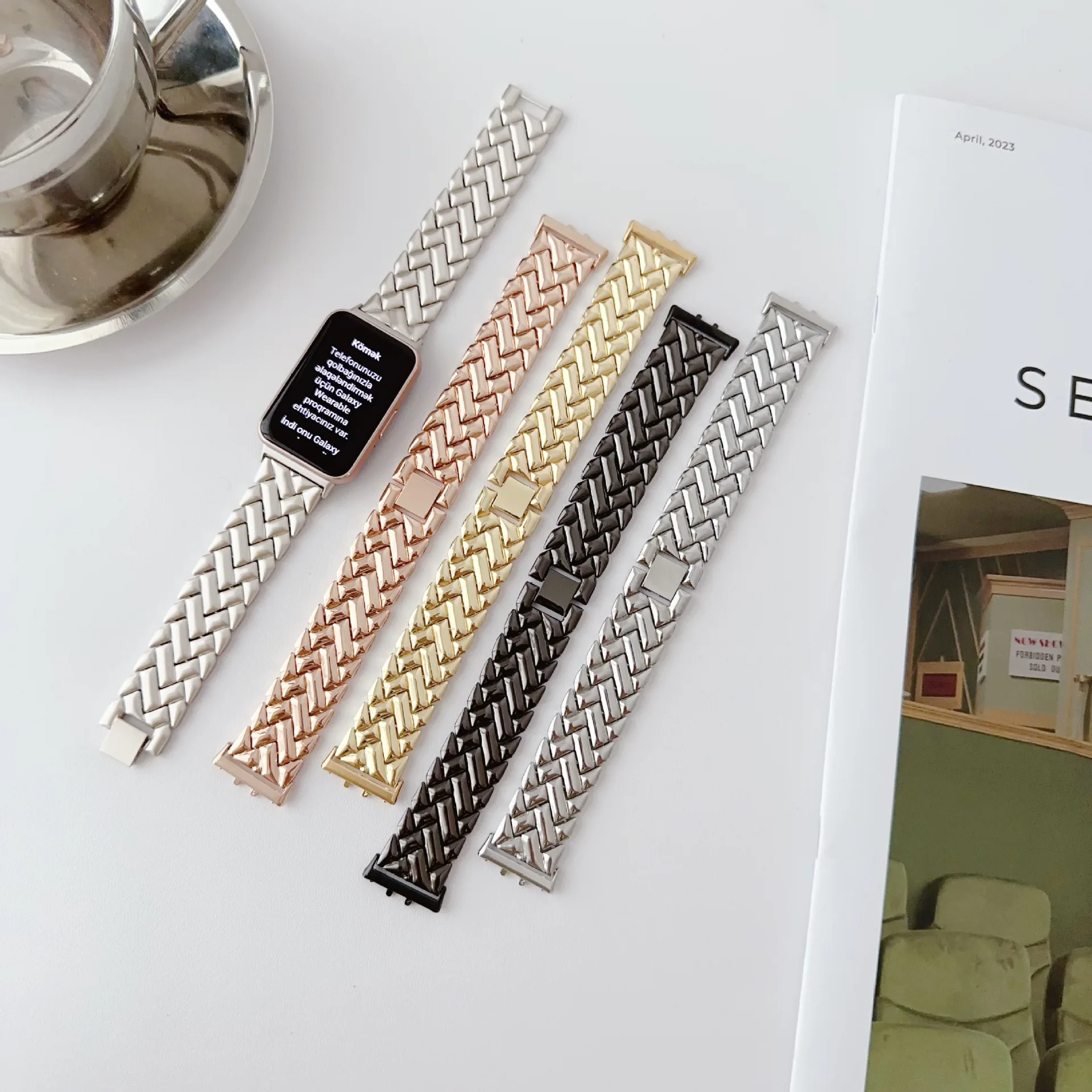 Tali Logam Gelang Baru untuk S - Smartwatch New Watches For Women ulasan dan harga