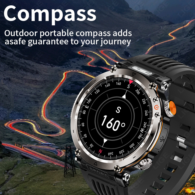 Jam Tangan Pintar Militer Luar - Smartwatch Watches Smart ulasan dan harga