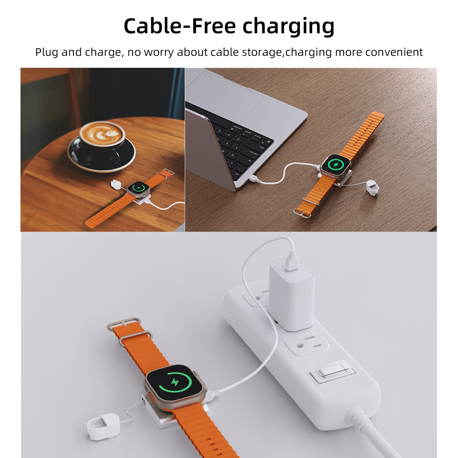 Bonola Pengisi Daya Nirkabel J - Watch Charging Dock ulasan dan harga