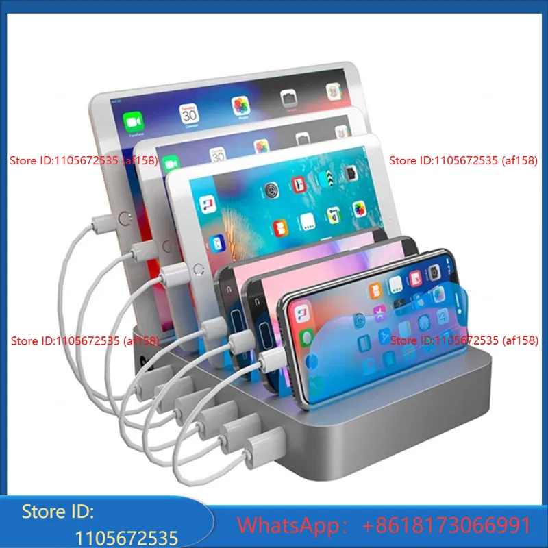 6USB dudukan telepon desktop,  - Smartwatch Watches Smart ulasan dan harga