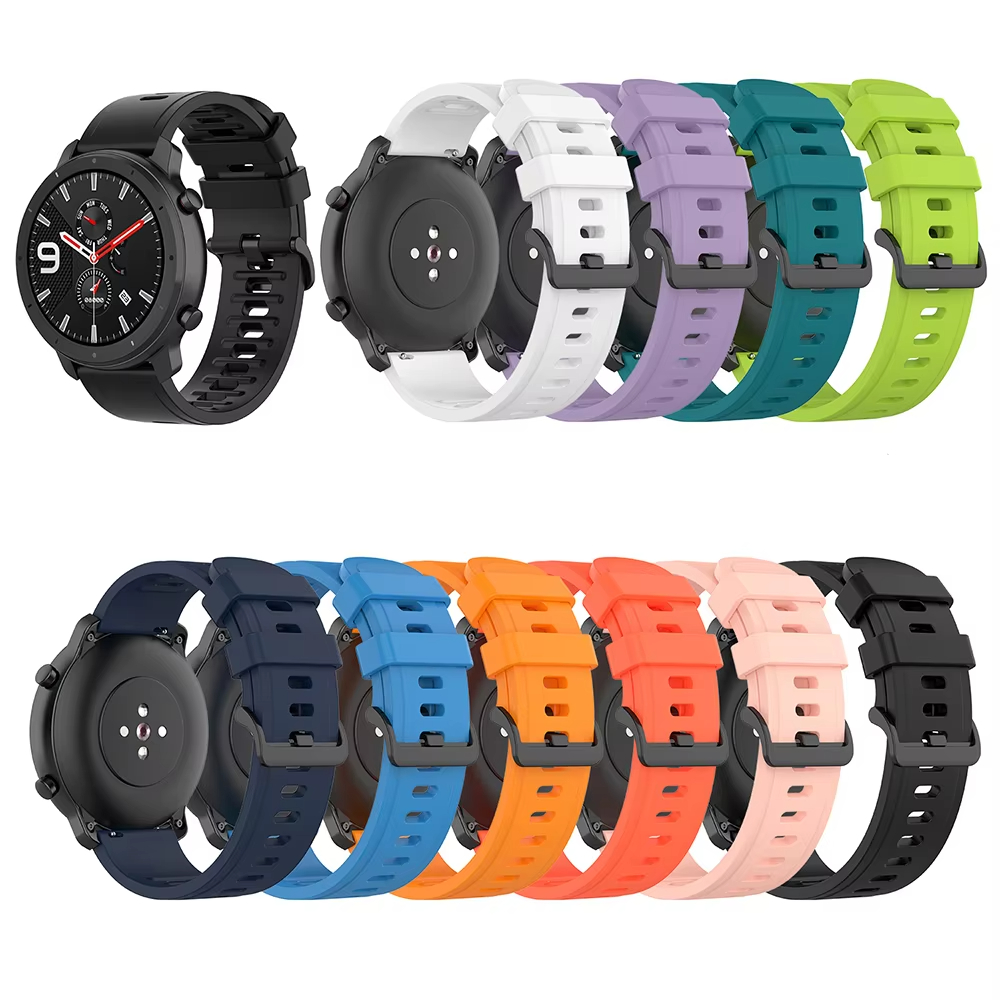 Gelang jam silikon 22mm untuk  - Smartwatch Pebble Watches ulasan dan harga