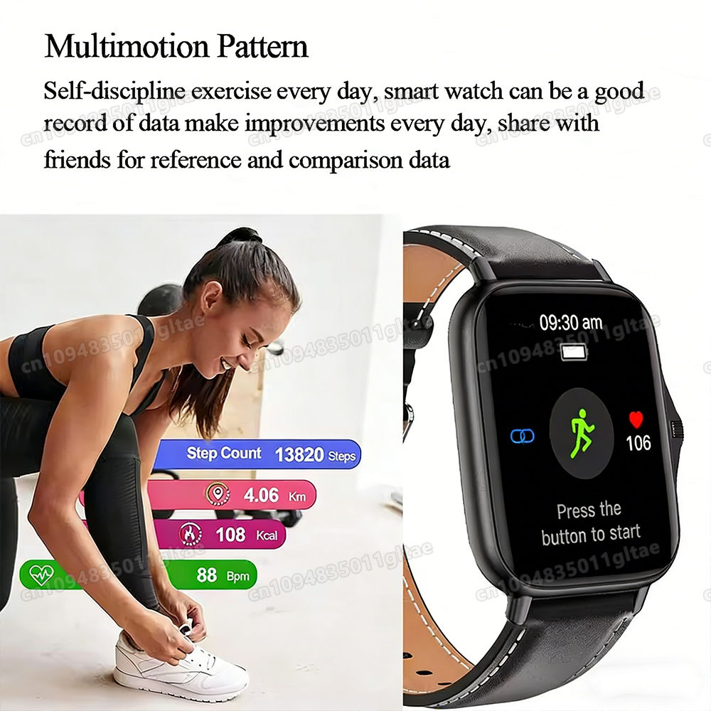 Jam Tangan Pintar Android IOS  - Smartwatch New Watches For Women ulasan dan harga