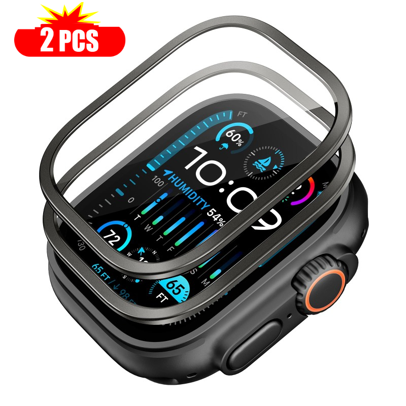 2 Buah Kaca Tempered untuk Jam - Smartwatch Watches For Mens ulasan dan harga